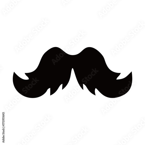 big mustache illustration