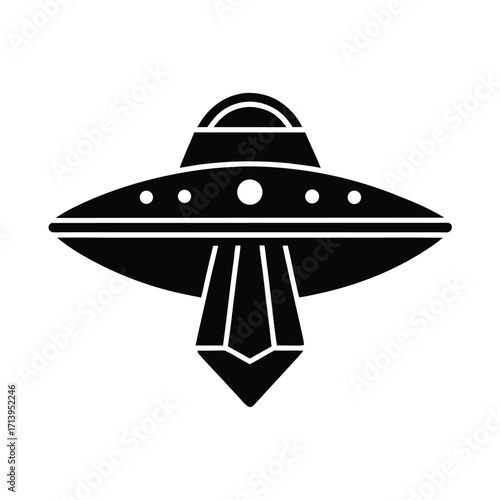 Futuristic Spaceship Icon