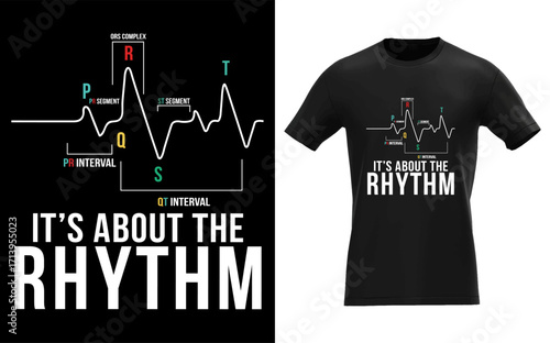 Cardiac nurse cardiology heartbeat medical design for healthcare professionals and events