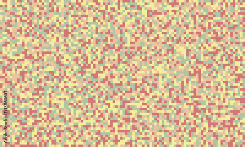 Abstract pixel art background.  Soft pastel colors create a calming, textured effect. Ideal for website banners, social media, or print projects needing a subtle yet visually interesting backdrop.