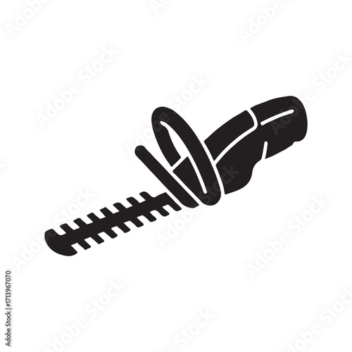 Heavy duty solid hedge trimmer tool