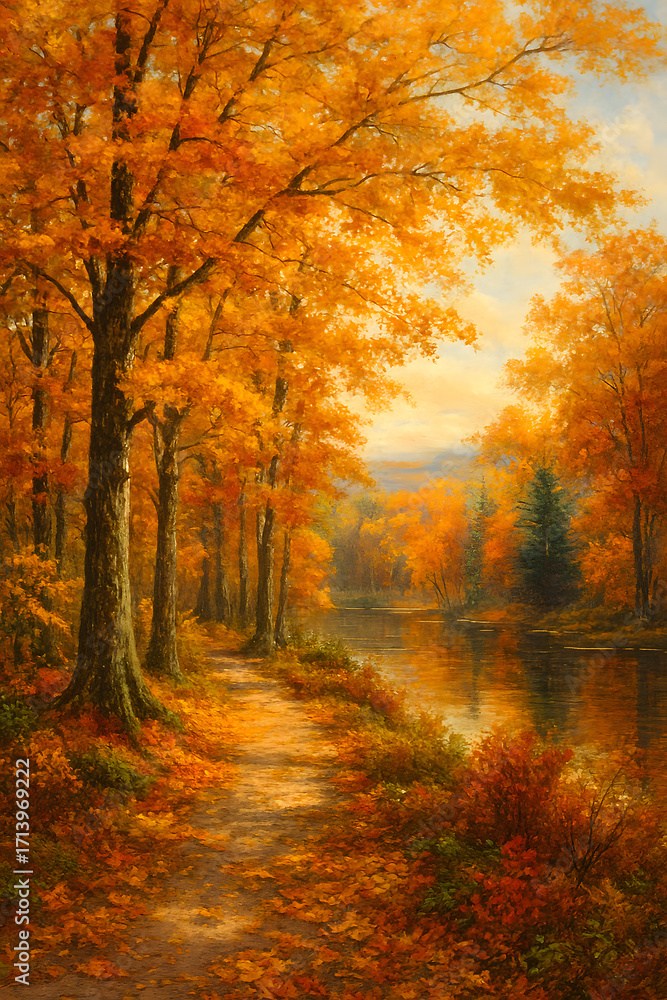 Obraz premium autumn in the forest