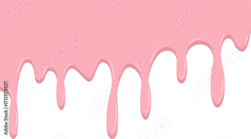 Dripping Cream Border