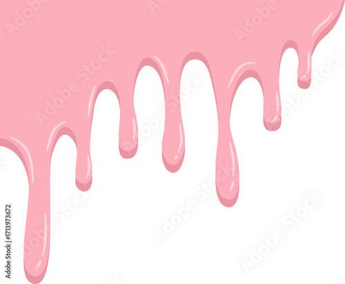 Dripping Cream Border