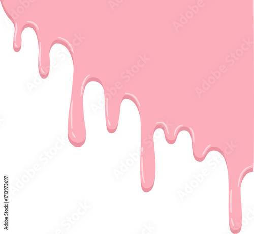 Dripping Cream Border