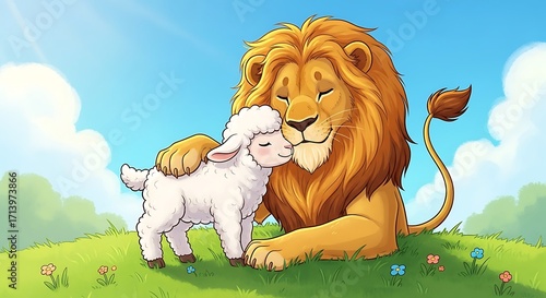 Lion and Lamb Peace.