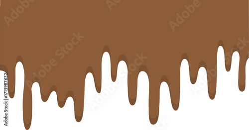 melted chocolate dripping