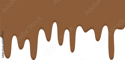 melted chocolate dripping