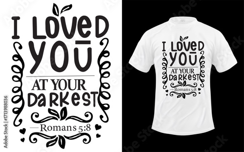Inspirational bible verse graphic with elegant typography and subtle religious symbolism