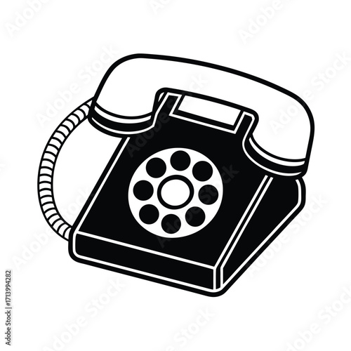 Landline Phone Outline