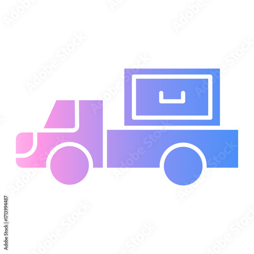 delivery truck Gradient icon