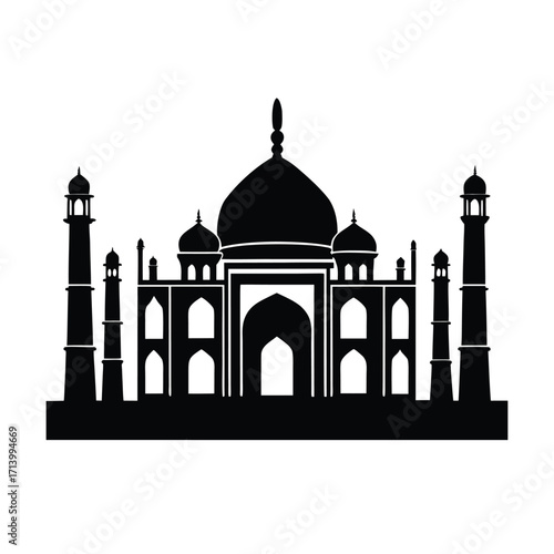 Landmark Taj Mahal Icon