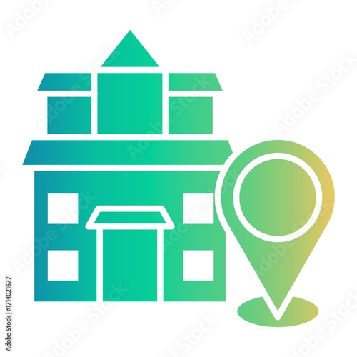 location Gradient icon