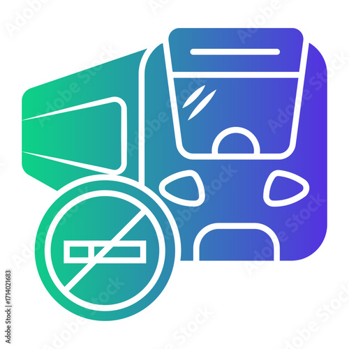 no smoking Gradient icon