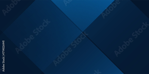 Modern background gradient dark navy blue banner abstract simple