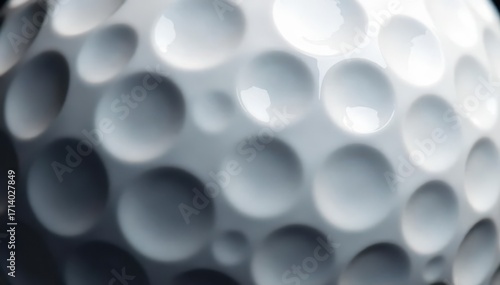 Abstract golf ball texture, high contrast dimples, high resolution, geometric