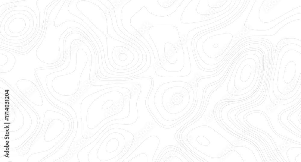 Fototapeta premium Abstract wavy background. topographic contour background, contour lines background. Topographic map contour background.