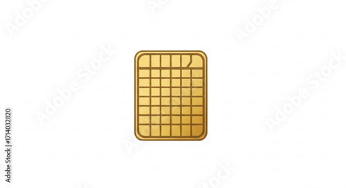 Golden sim card, a vital component for mobile communication and data storage in modern devices and technology