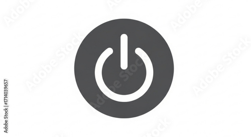 Illustration of a power button, representing energy, control, and the ability to turn devices on or off
