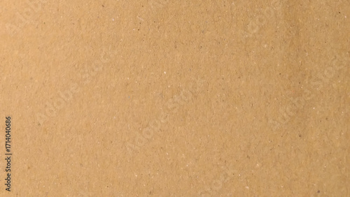 Background of brown kraft paper or cardboard texture.  old paper sheet, parchment or papyrus surface, vector realistic illustration.