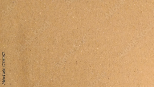 Background of brown kraft paper or cardboard texture.  old paper sheet, parchment or papyrus surface, vector realistic illustration.