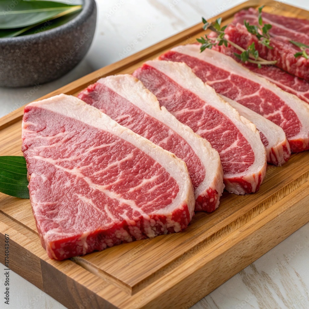 Fototapeta premium raw beef steak