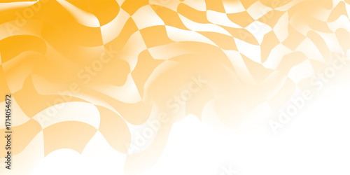 Checkered background with distorted squares. modern illustration