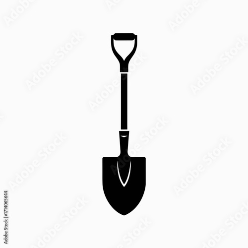 shovel isolated on white