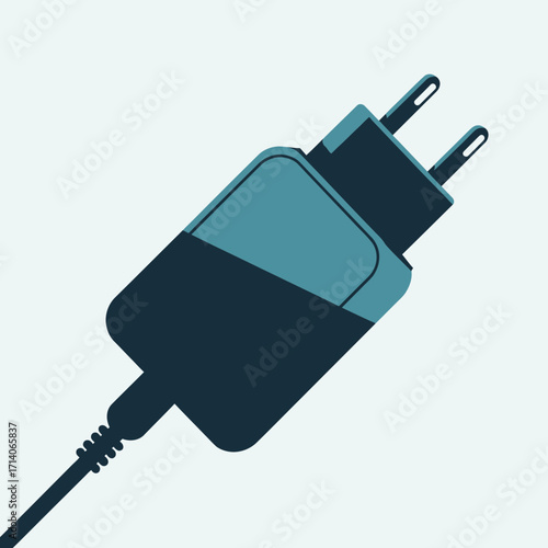 usb cable isolated on white background
