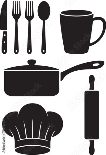 Kitchen essentials for cooking and baking