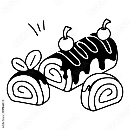 Sweet Cake Rolls