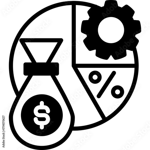Budget Allocation mixed icon