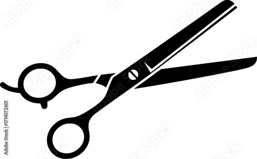 Barber scissors silhouette, Scissors silhouette, Barber scissors svg, Hair scissors silhouette, Hair stylist scissors svg, Hair saloon scissors svg, Scissors svg, Scissors vector illustration