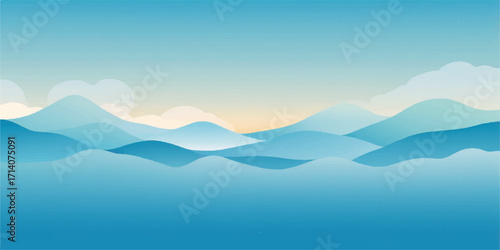 Misty mountain landscapes are breathtaking, with clouds and fog obscuring the snowy peaks at sunrise