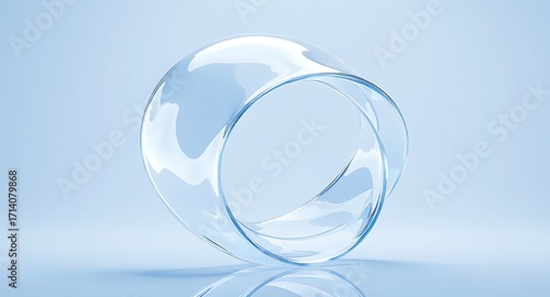 Fluid hydration artistry transparent sculptures in a minimalist environment capturing clarity and design