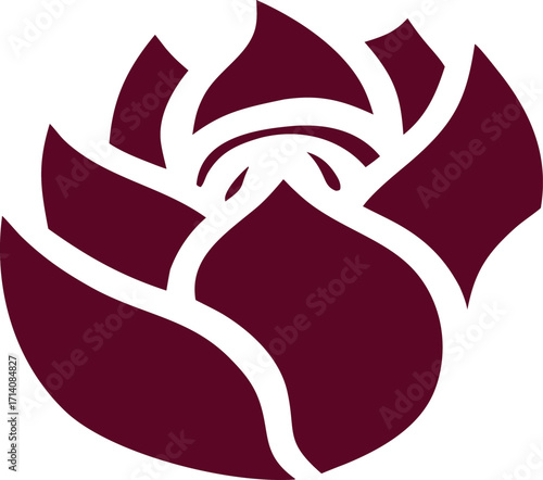 Geometric Lotus Flower Set – Minimalist Floral Vectors for Web & Print