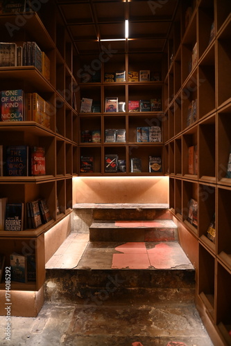 Photography Kuala Lumpur, Malaysia - September 15, 2025: The BookXcess bookstore across mult