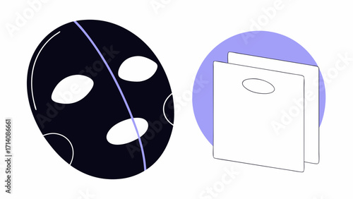 3d bag mask package and blank collagen set render face fabric beauty care mask gel cosmetic skin with facial sheet or white for sachet pouch mockup realistic isolated icon cream 25592460 1