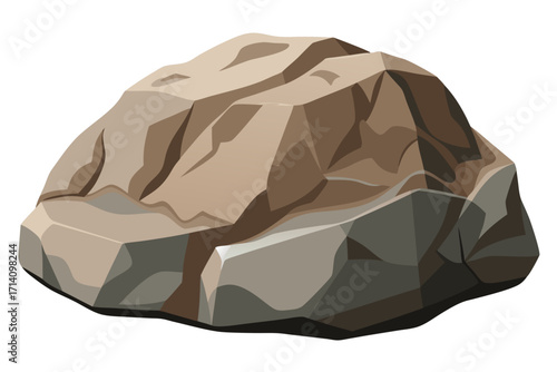 vector illustration of a granite