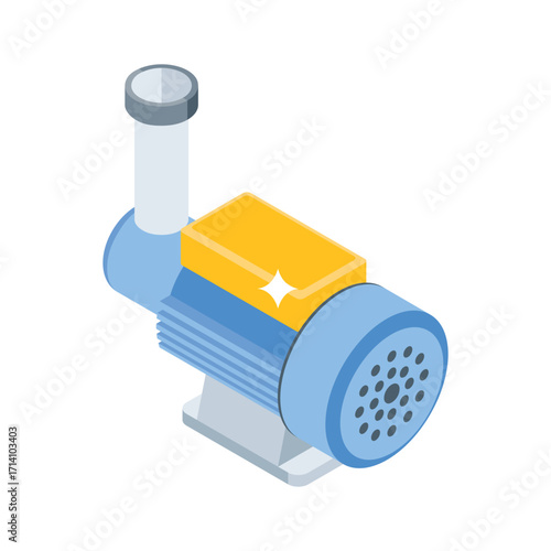Handy 3d style icon of dripping bathtub leakage