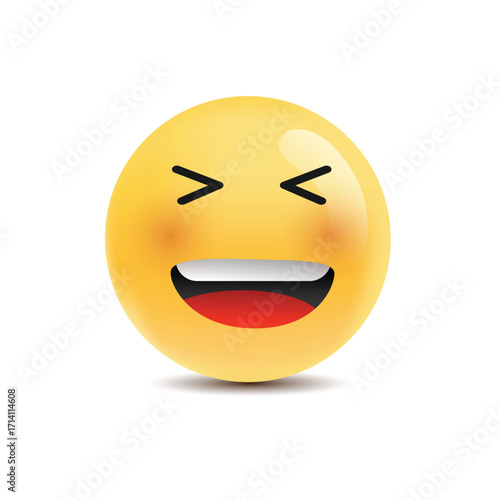 Joyful Emoji: A cheerful, vibrant emoji expresses pure delight, radiating positivity. It's a universally recognized symbol of happiness and light-heartedness.