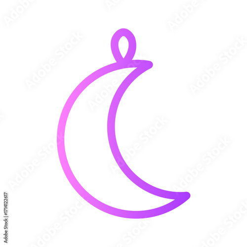 moon gradient icon