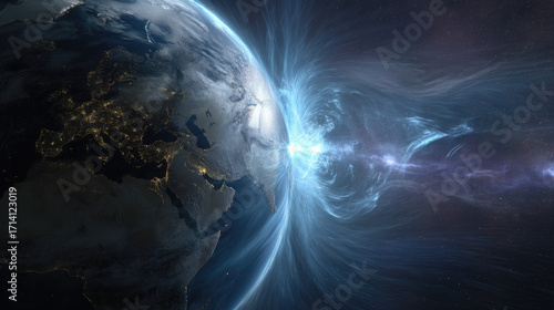 Dramatic Plasma Storm and Magnetic Field Waves Around Planet Earth