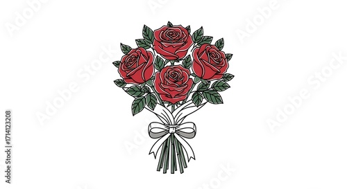 Red Roses Bouquet.
