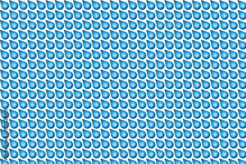 Geometric seamless patterns of Water Drops. Abstract vector design, Ideals for design cards, invitations card, wallpaper, wrapping paper, floor or wall tiles, web page.