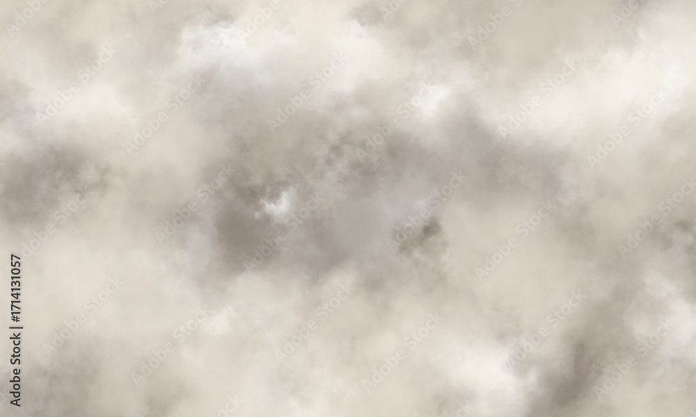 Fototapeta premium Layered Cloud Background – Abstract Gray and White Sky Texture with Atmospheric Depth.