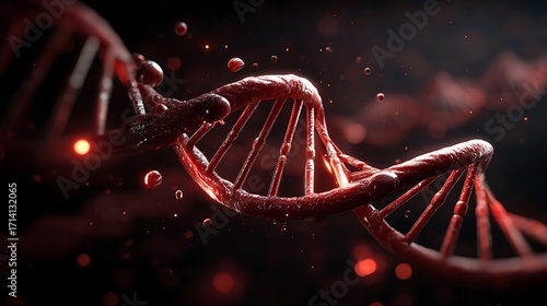 Exploring dna and biotechnology research medical innovations in genetics science laboratory close-up view advanced concepts