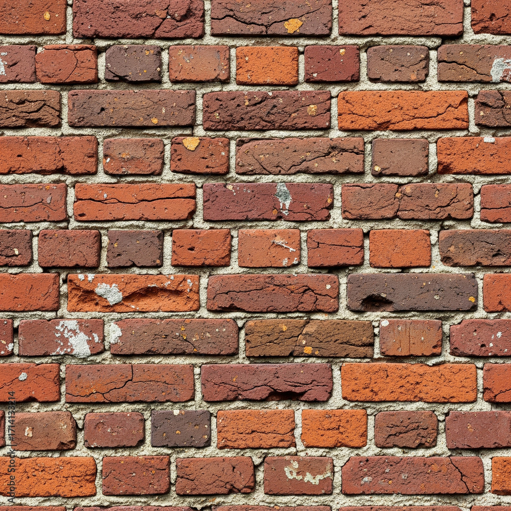 Fototapeta premium Brick Wall Texture – Classic Urban Pattern