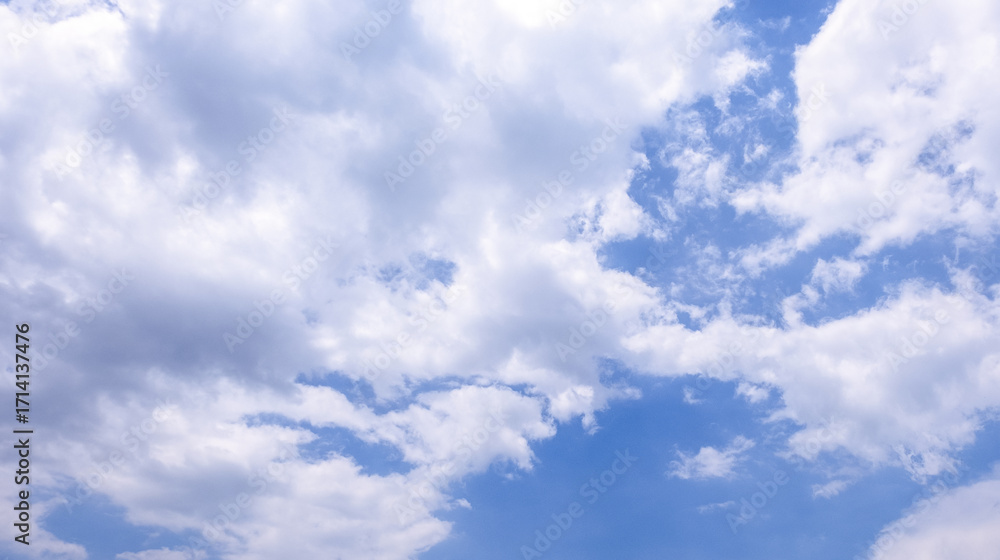 Obraz premium clear blue sky background,clouds with background. 