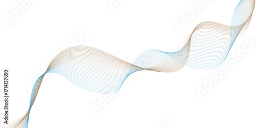 A minimalistic abstract background featuring flowing, wavy lines in black and light blue.
The lines curve gracefully across a clean white backdrop, forming soft wave-like patterns with a sense of moti